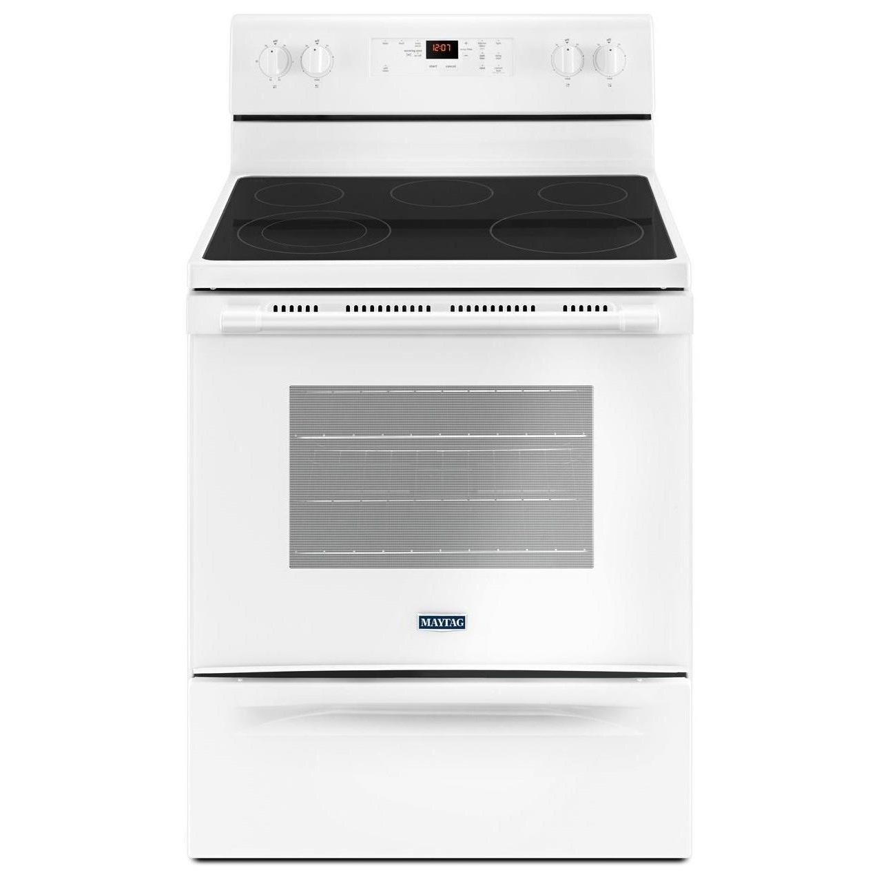 Maytag MER6600FW 30Inch Wide Electric Range With ShatterResistant